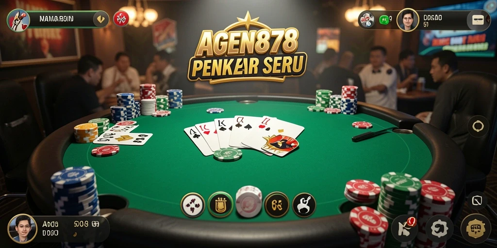 Tampilan screenshot game AGEN878 dengan gameplay seru Poker.