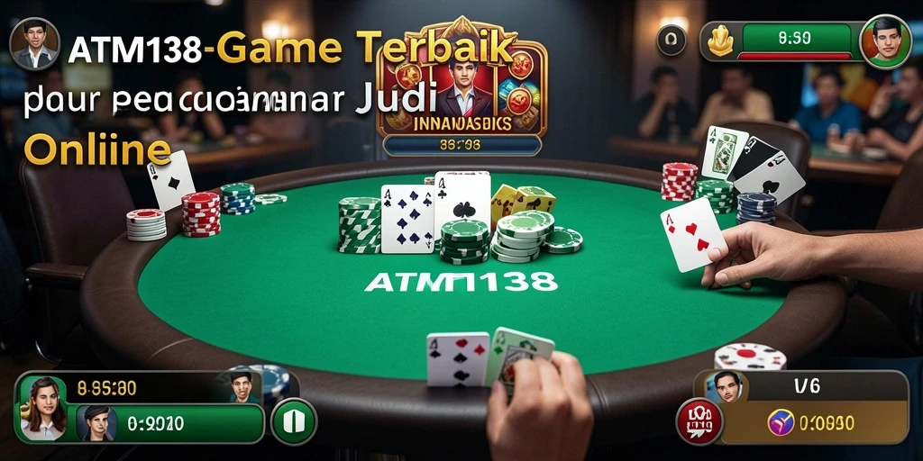 Tampilan gameplay ATM138 dengan tabel Poker yang menarik