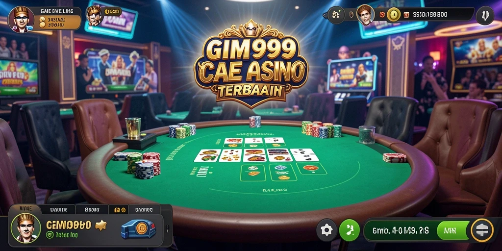 Grafik menarik dengan dealer profesional dalam GIM999 Live Casino.
