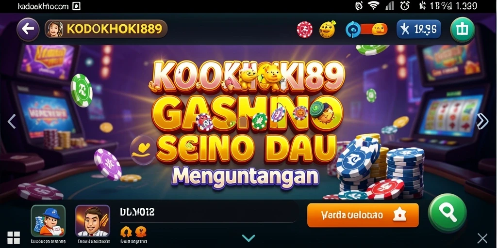Tampilan gameplay KODOKHOKI889 yang menarik dan seru.