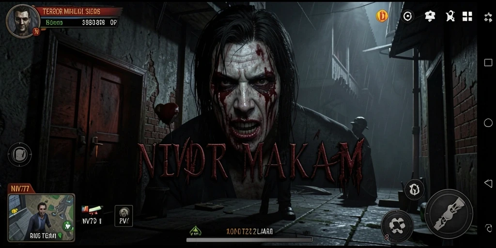 Tampilan gameplay menegangkan dari NV77 yang memicu adrenalin.