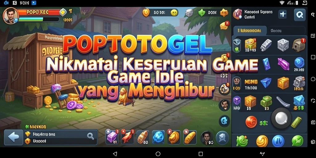Screenshot menampilkan gameplay menarik dari POPOTOGEL.