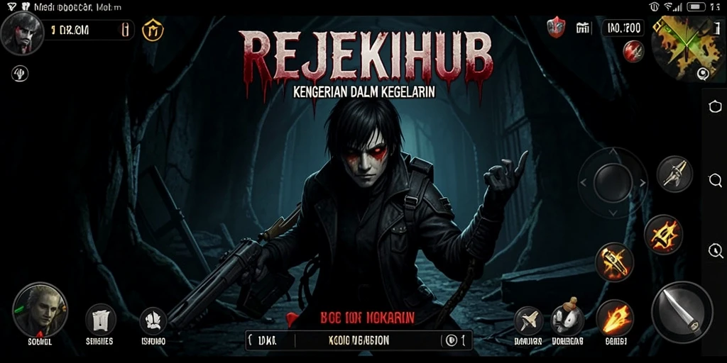Menampilkan suasana mencekam dalam gameplay REJEKIHUB.