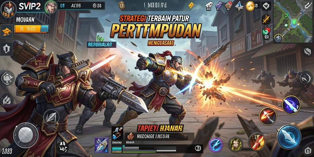 Tampilan gameplay <strong>SVIP2</strong> menampilkan aksi strategi yang seru dan mendebarkan.